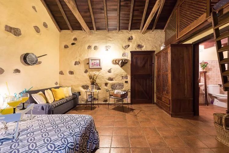 Finca Naturacanaria - Casa Azuaje-Wohnzimmer