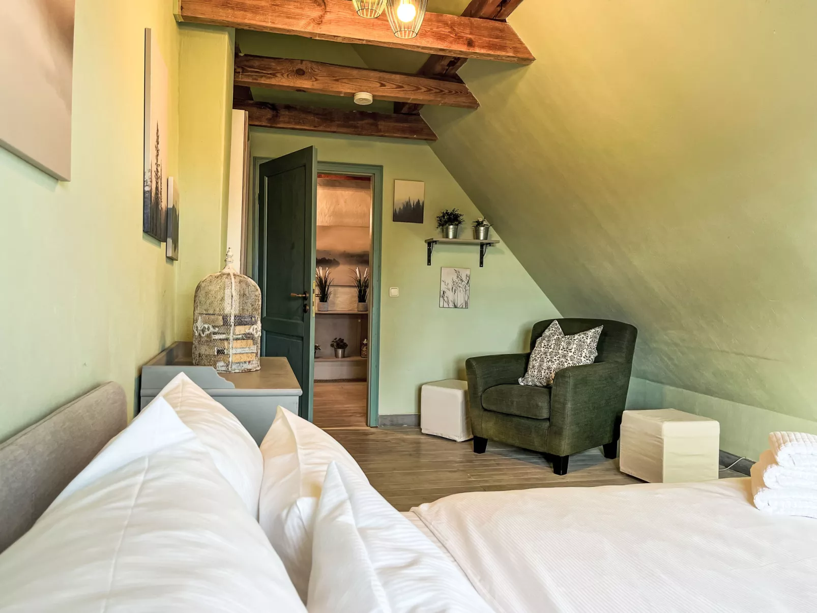 Reetgedecktes Ferienhaus Seelchen-Drinnen