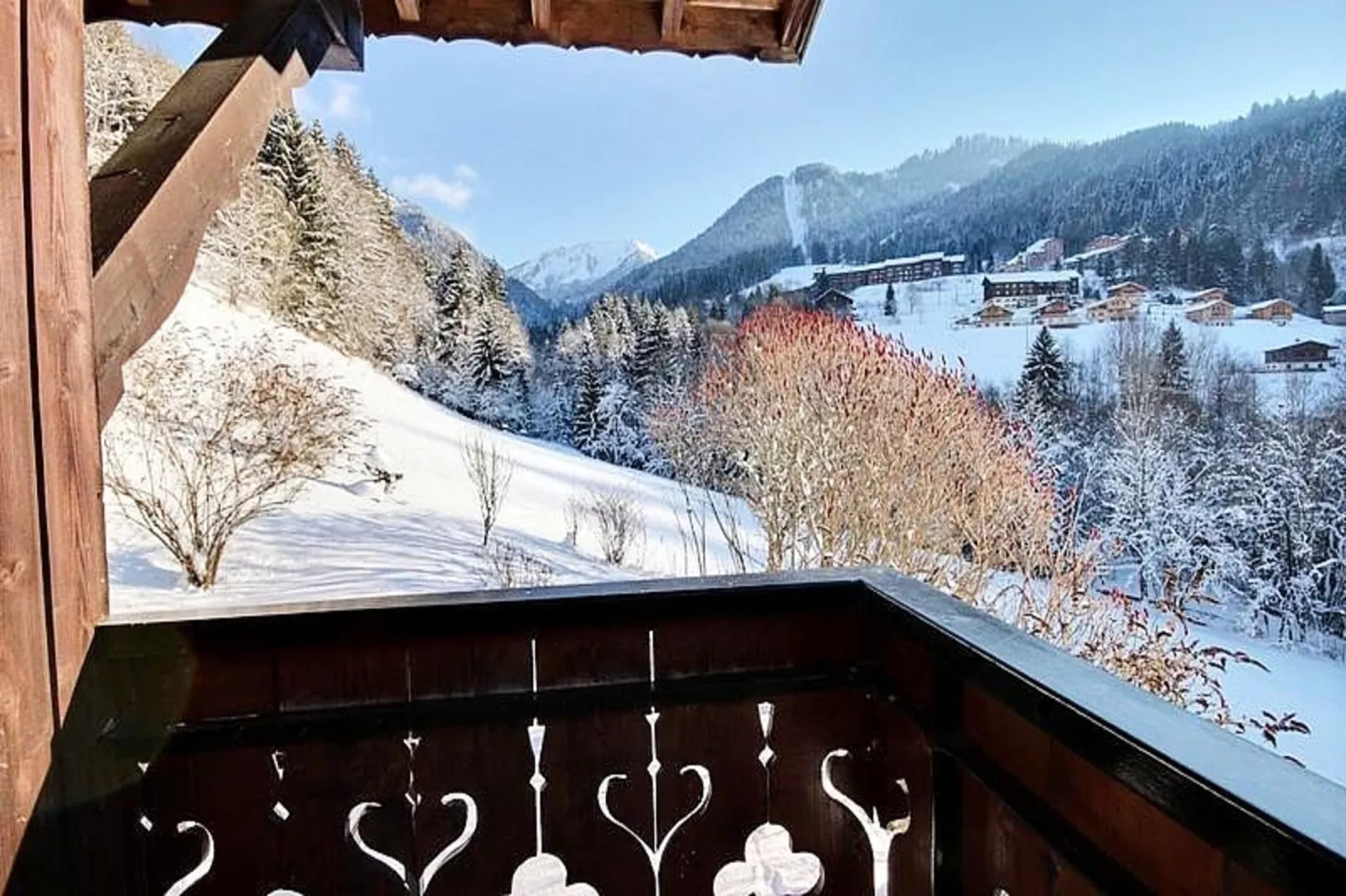 Chalets à Saint Jean d'Aulps-Vue d'hiver
