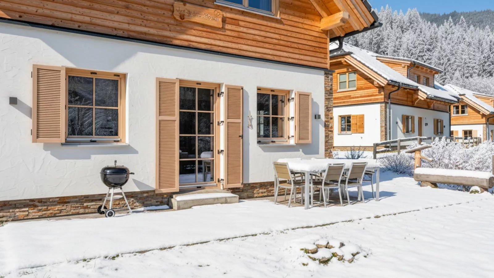 Im grünen Herzen-Exterior in winter