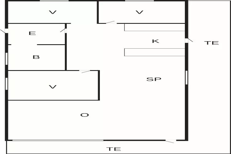 8 Personen Ferienhaus in Aakirkeby-Grundriss