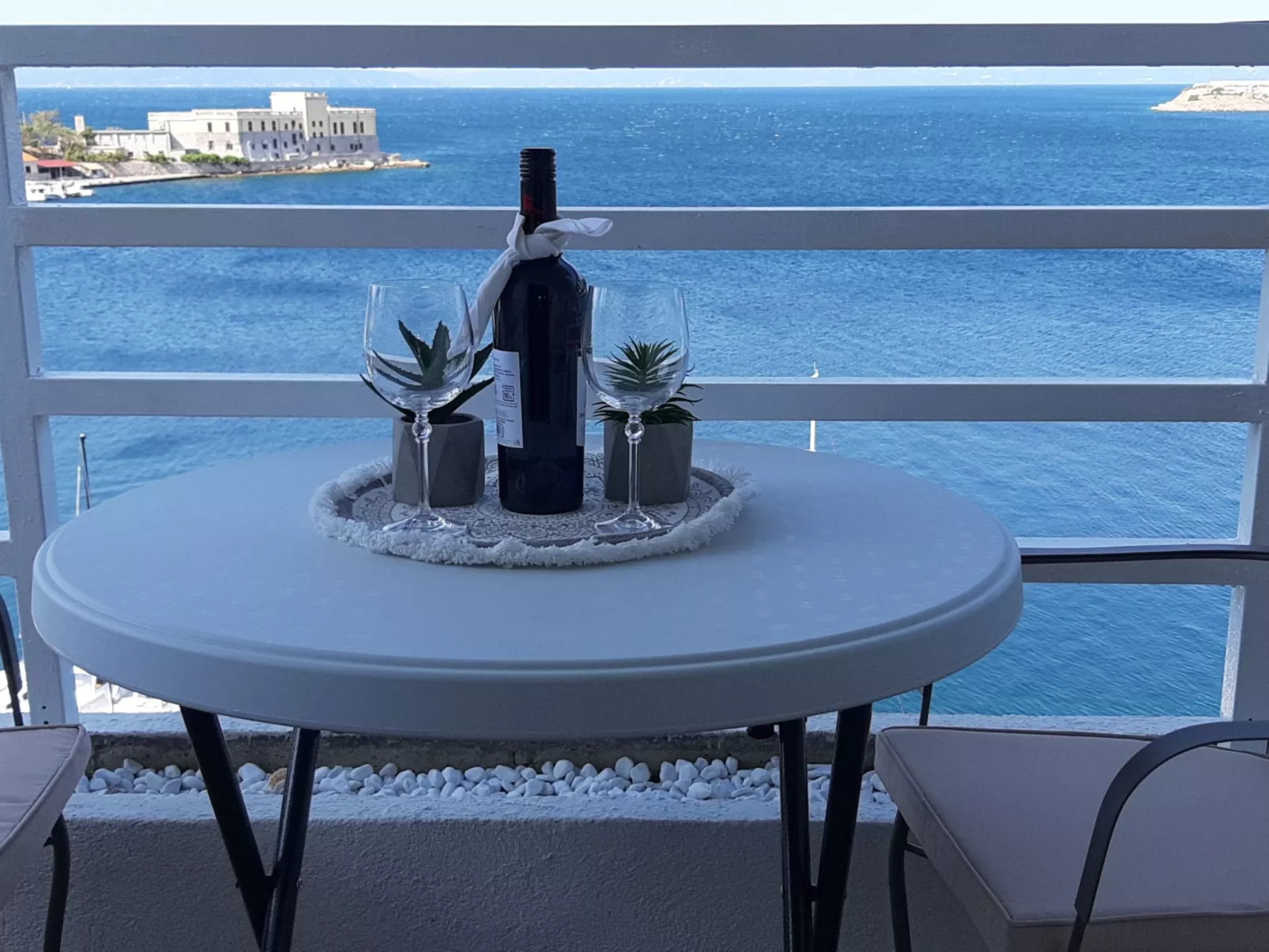 Wohnung mit Blick auf das Wasser