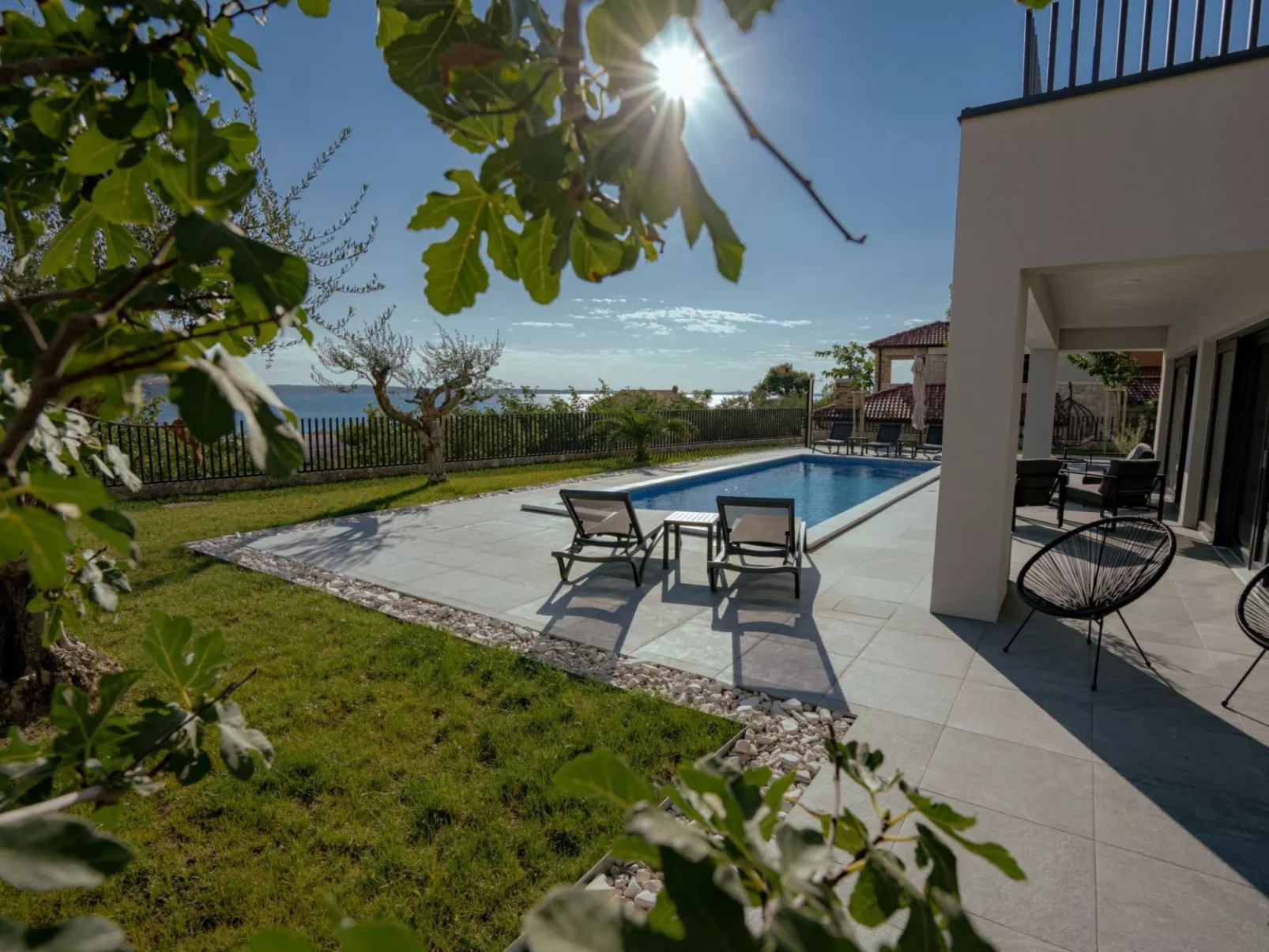 Strandnahe Villa Kara Sevda für 10 Personen