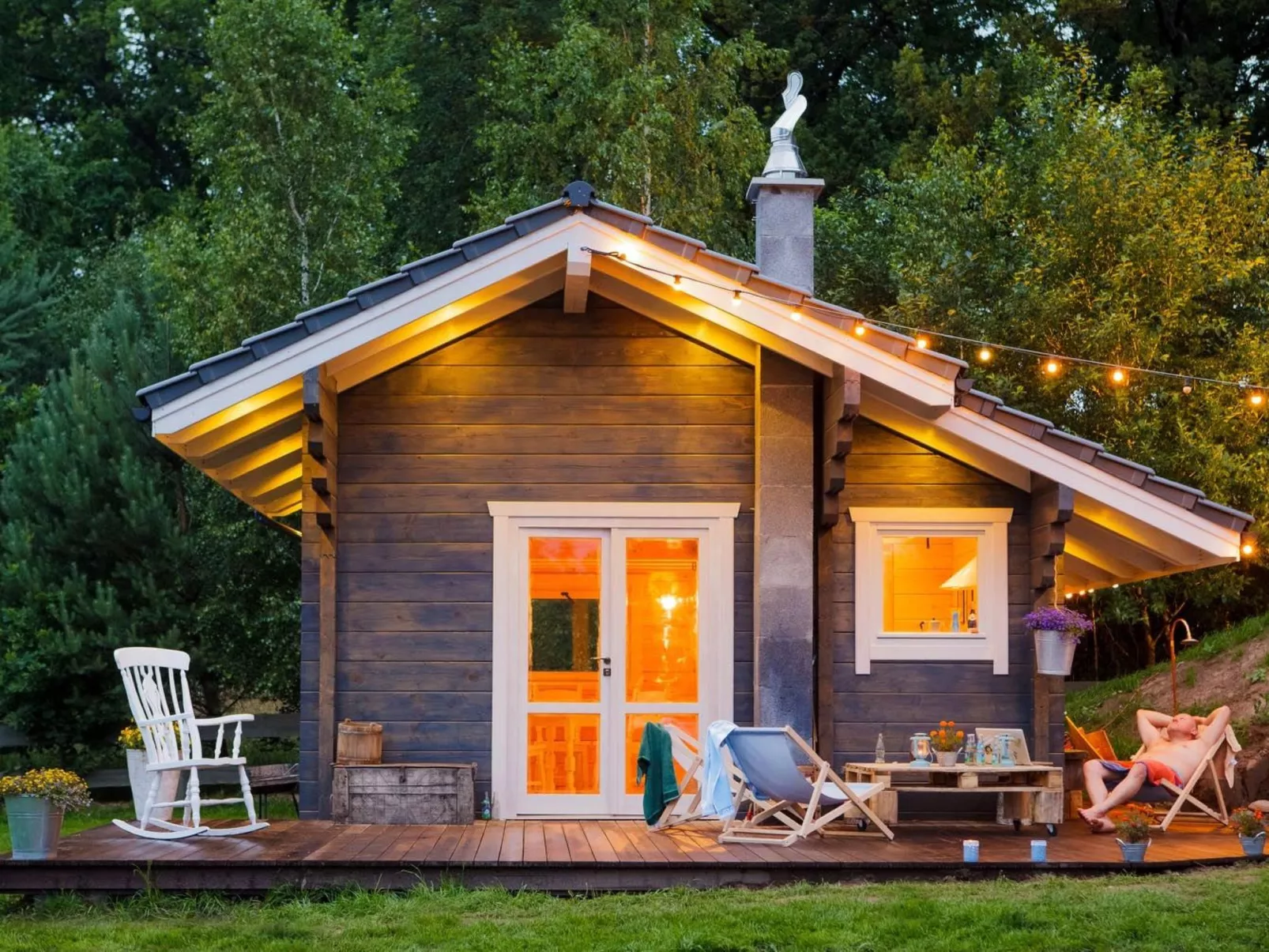 Saunabereich im Circle - Blue House