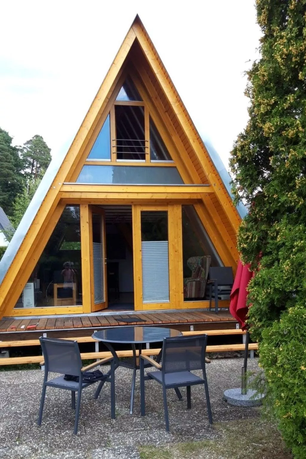 Nur-Dach-Ferienhaus für vier Personen