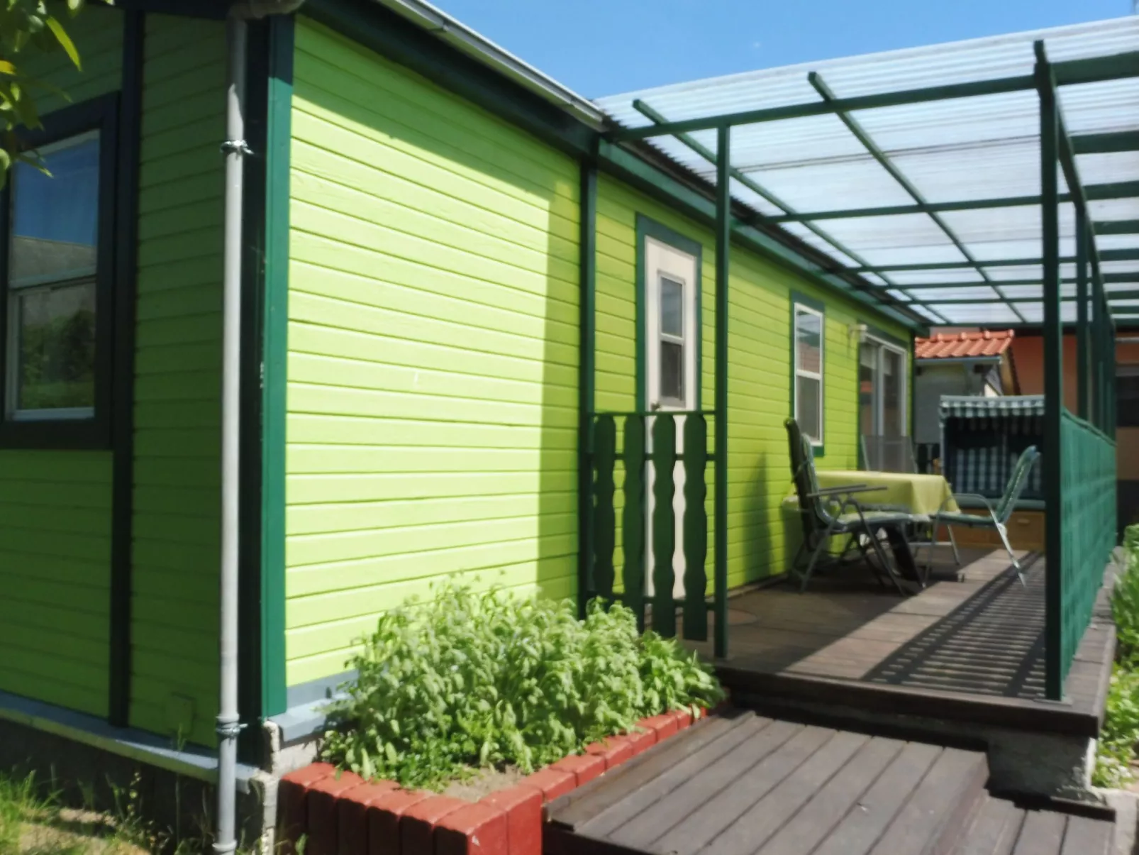 Mit Blick auf das Wasser