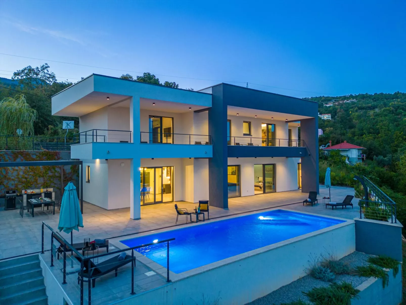 Schönes Ferienhaus Villa Ziganto