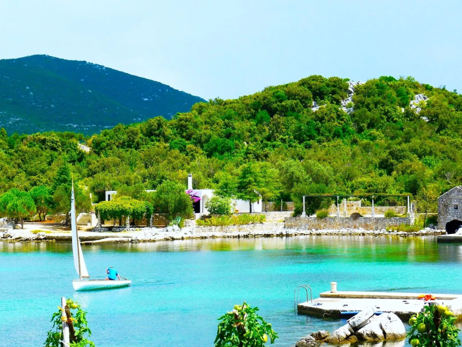 Anwesen mit Blick auf das Wasser