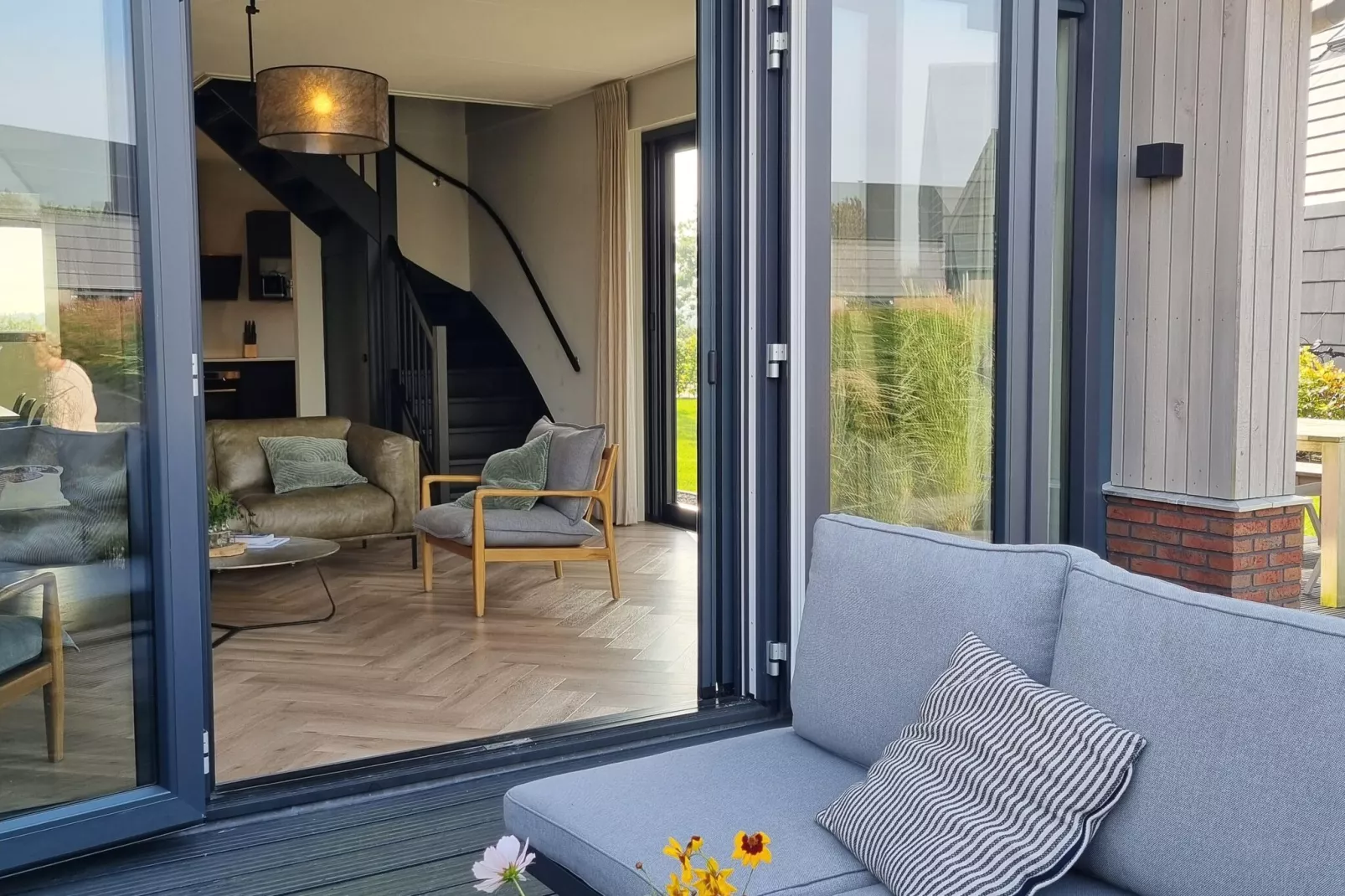 Watervilla Acht-Terrassenbalkon