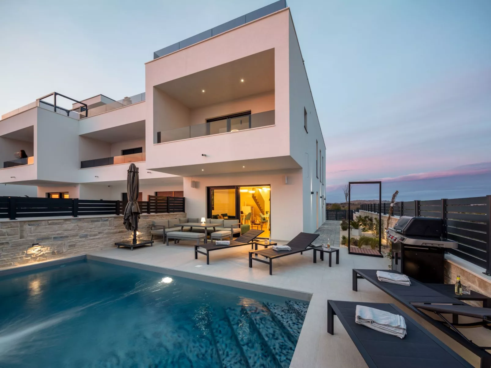 Villa Vodice Sky für 8 Gäste