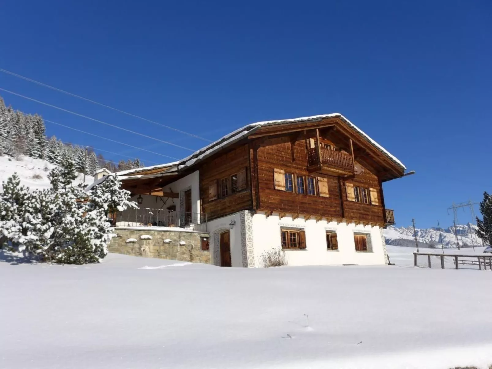 Chalet 'Casa Muraun' mit Bergblick