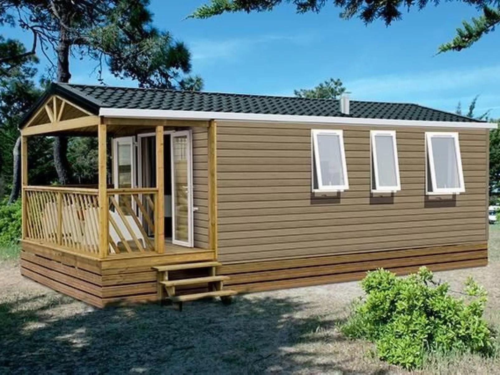 In Hohenlychen mit Grill, Loggia 4