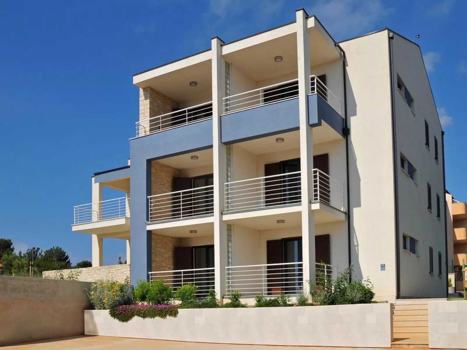 Appartement "Kat mali" mit Blick auf das Wasser