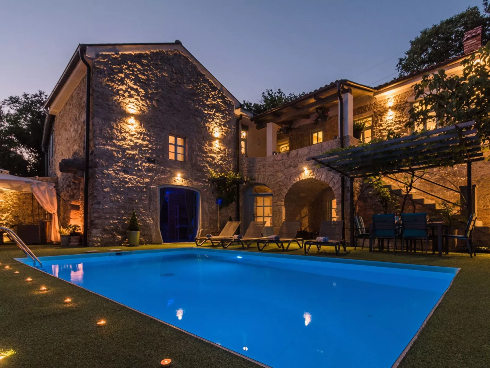 Ferienvilla "Ivka" mit Blick auf das Wasser