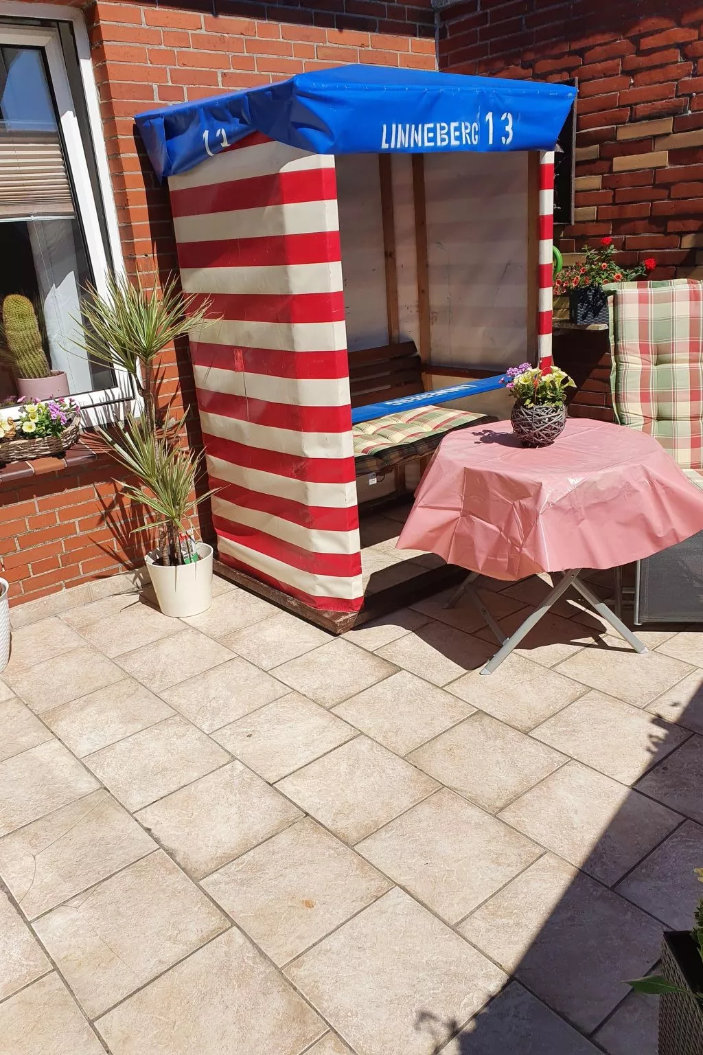 Apartment mit Terrasse am Südstrand