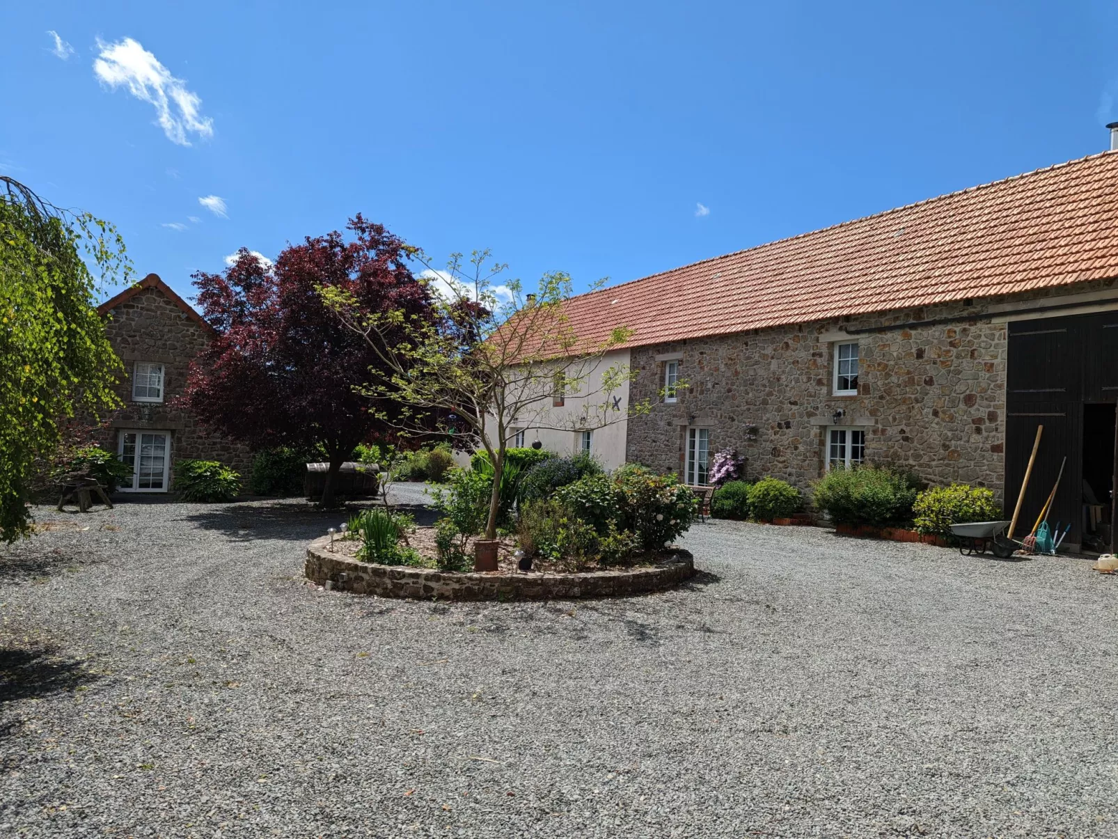 Landgut "La Vacherie" mit Terrasse