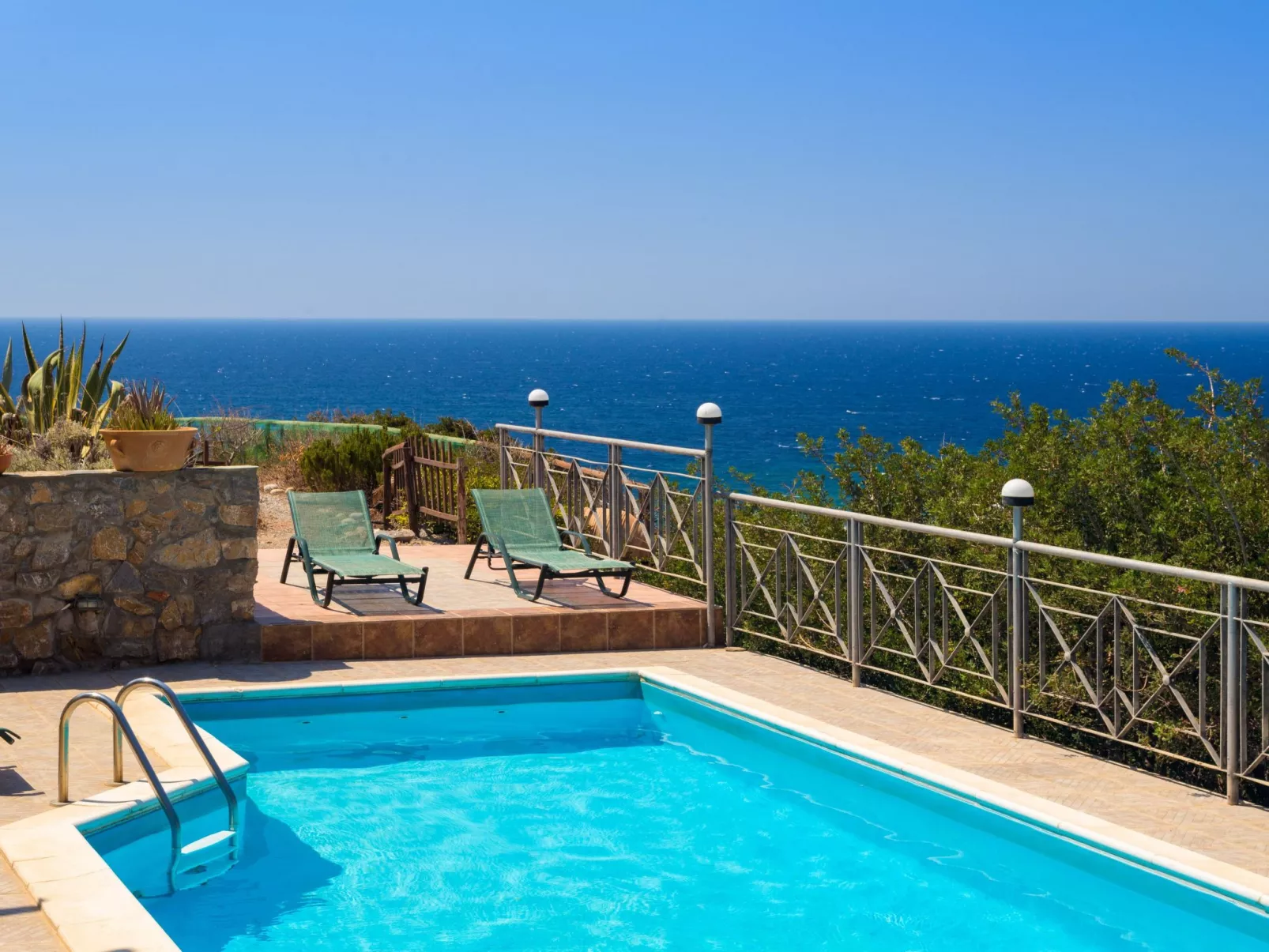 Villa mit Meerblick und privatem Pool, in der Nähe von Elafonissi