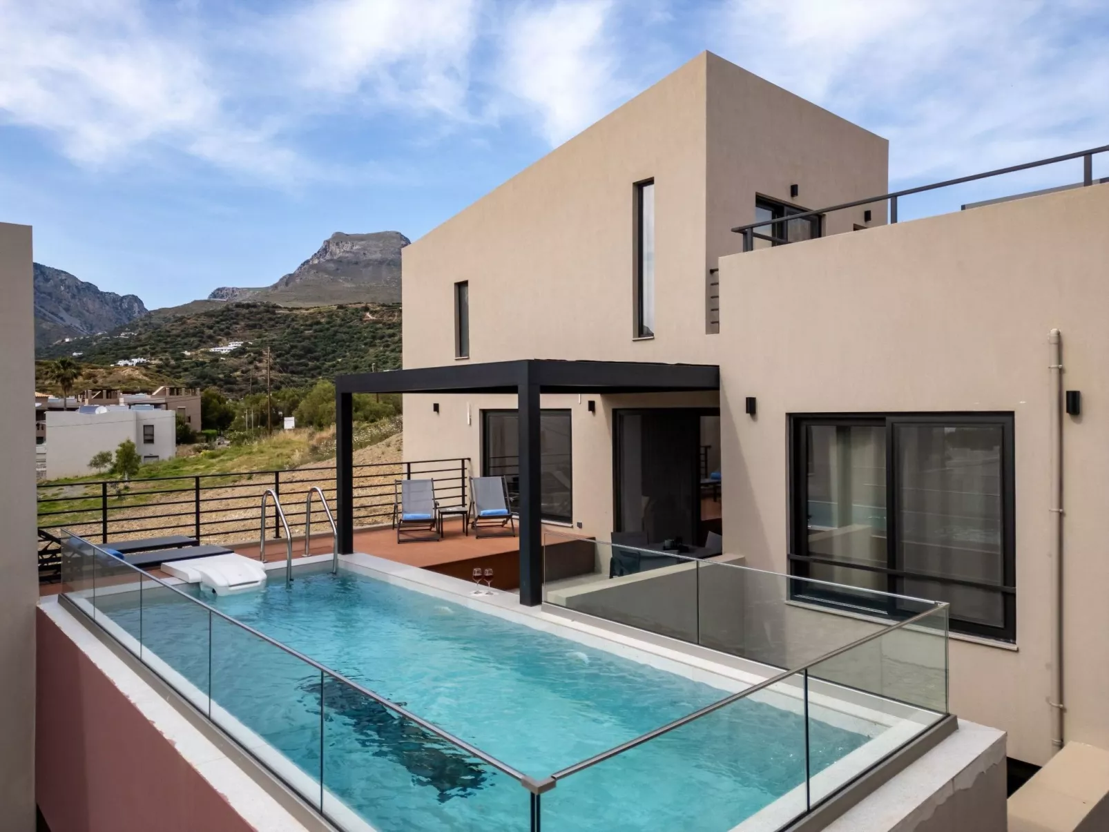 Neue Villa Dandelion, Privater Pool, 100m zum Strand