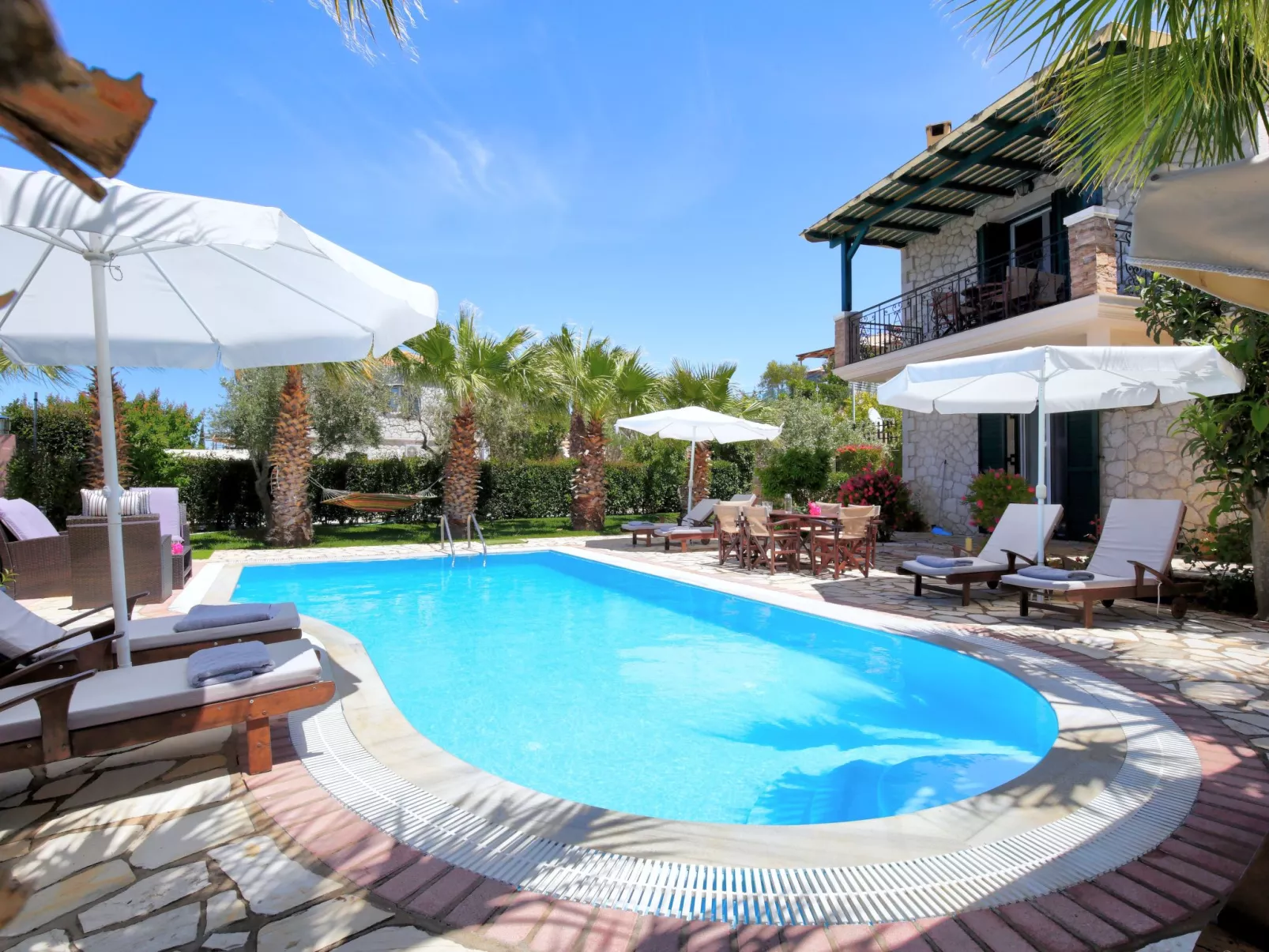 Für 6 Personen und 2 Kinder auf Lefkada