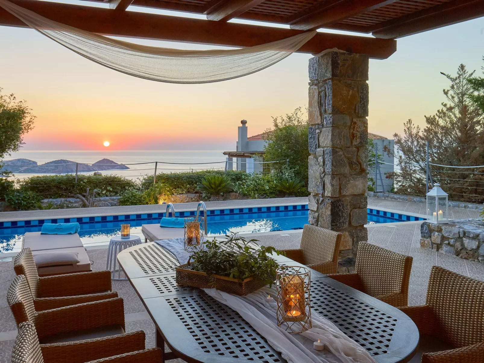 In Geropotamos mit Sonnenterrasse