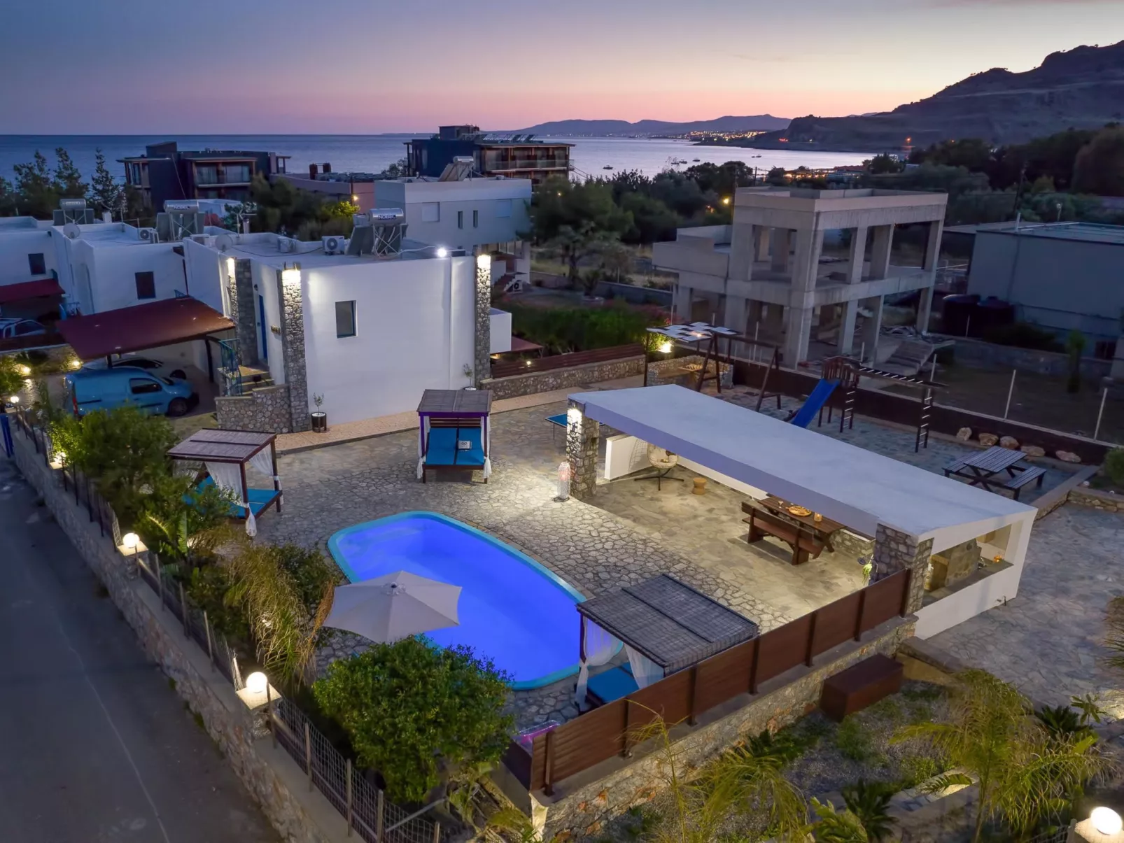 Villa Maripaul im Dorf Pefki