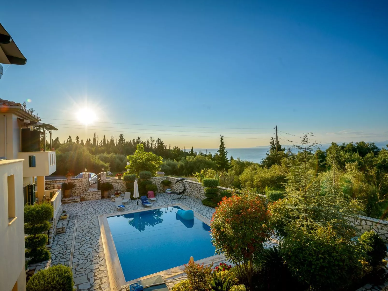 Zwei Villen mit privatem Pool, Aussicht, sehr nah an den Stränden