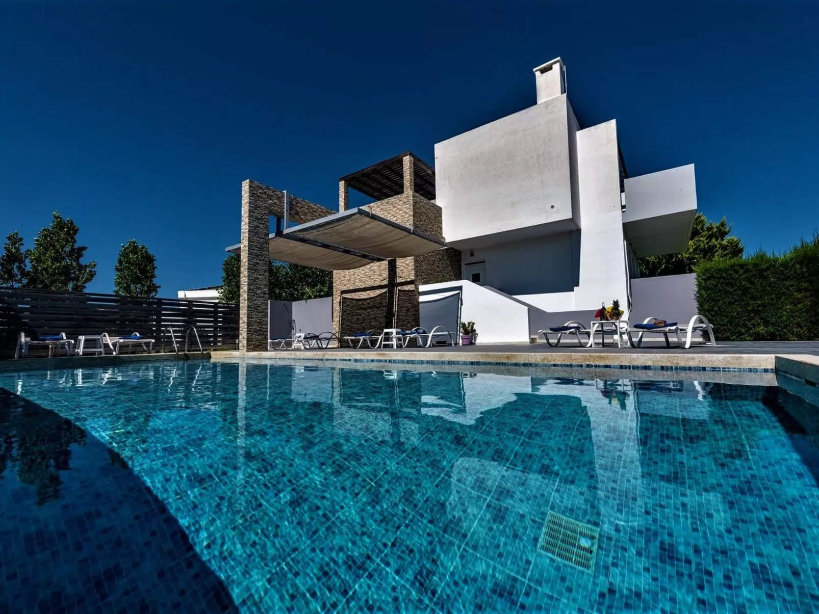 Villa "Xenos" mit Blick auf das Wasser