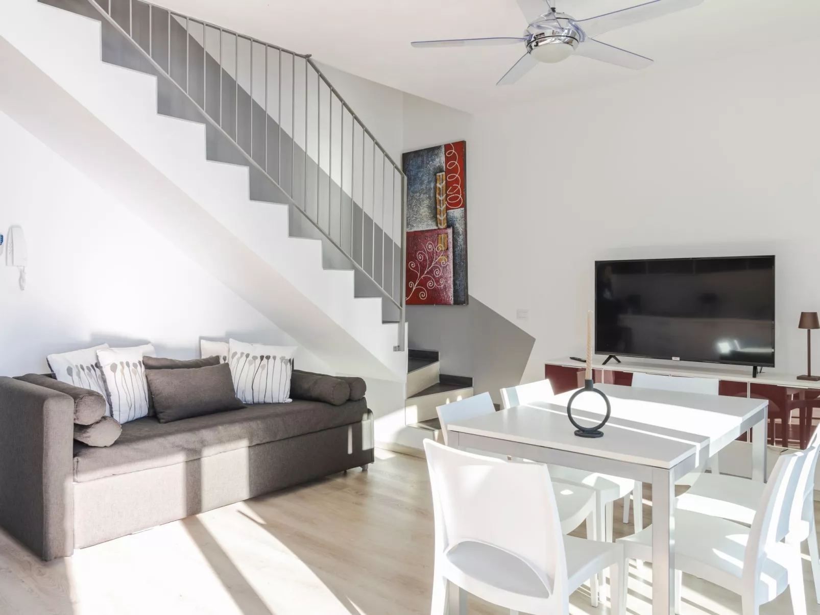 Wohnung mit Privatparkplatz und schöner Aussicht