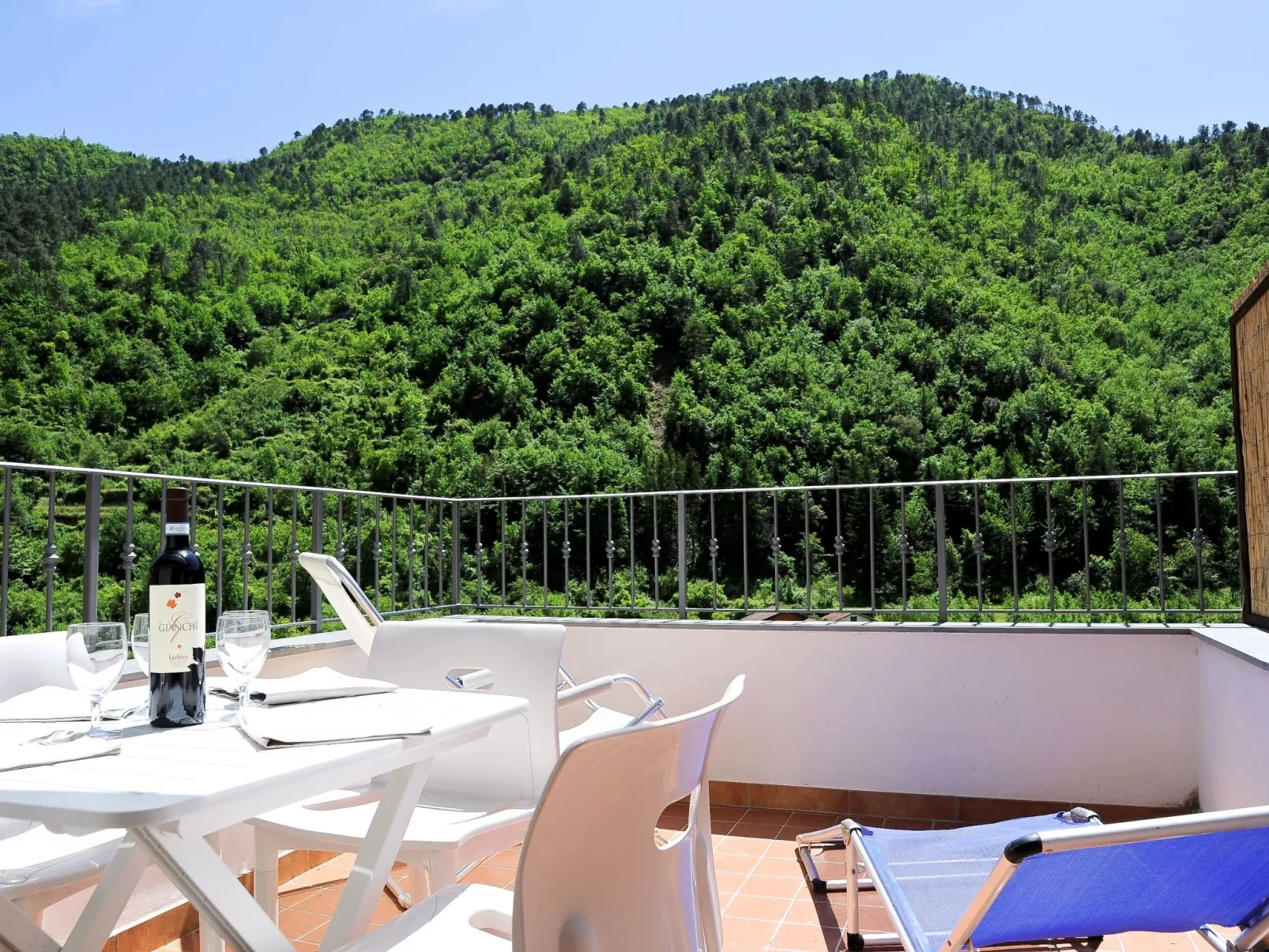 Panoramawohnung mit Balkon und Terrasse