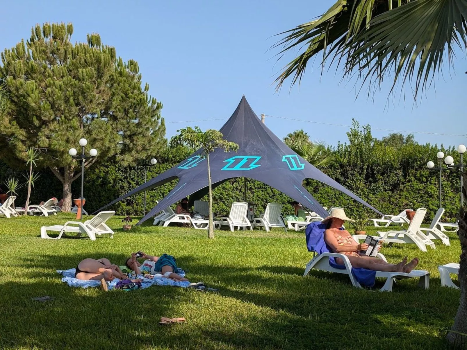 In Marsala mit Terrasse, gemeinschaftlichem Pool und Grill