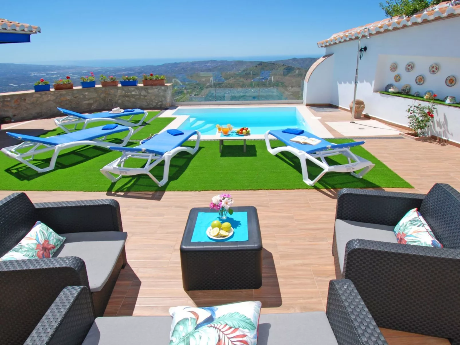 In Comares mit Offenem Kamin