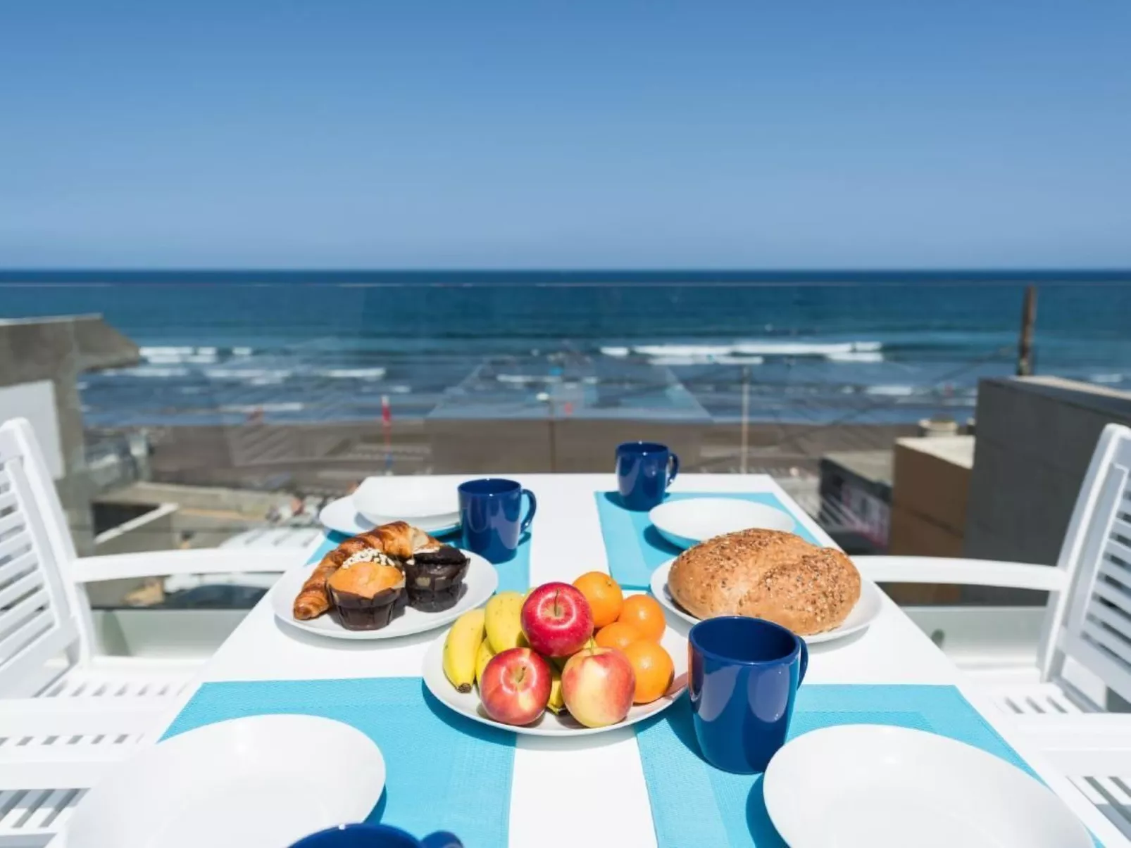 In San Andrés direkt am Meer