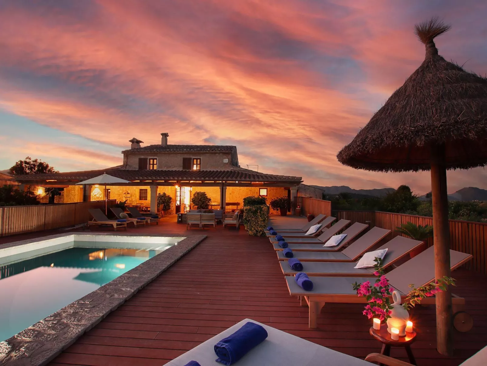 Große Villa auf dem Lande in der Nähe von Pollensa.