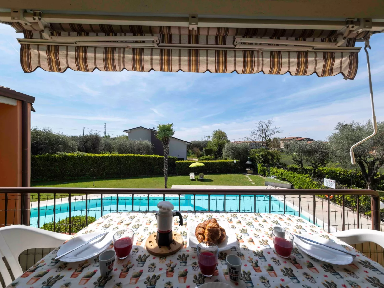 La Palma - Apartment mit Balkon und Poolblick