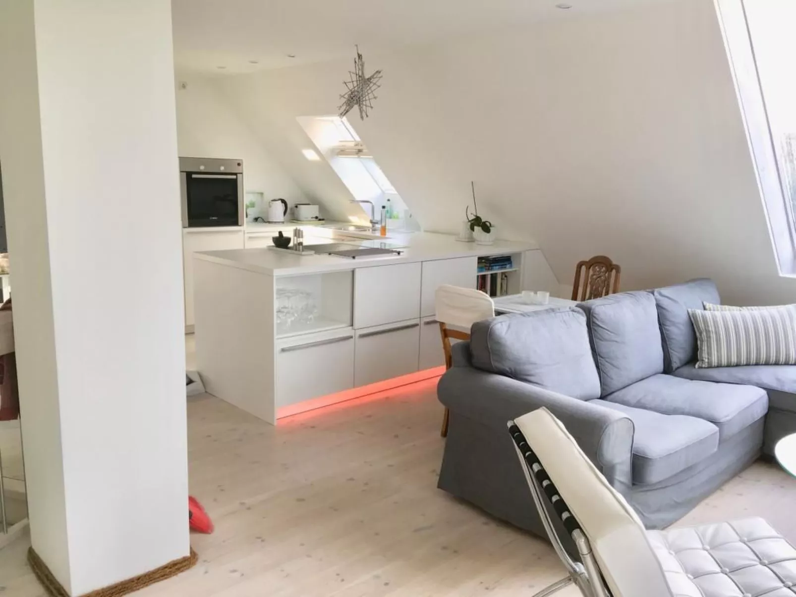 Helle Dachgeschosswohnung an der Flensburger Förde