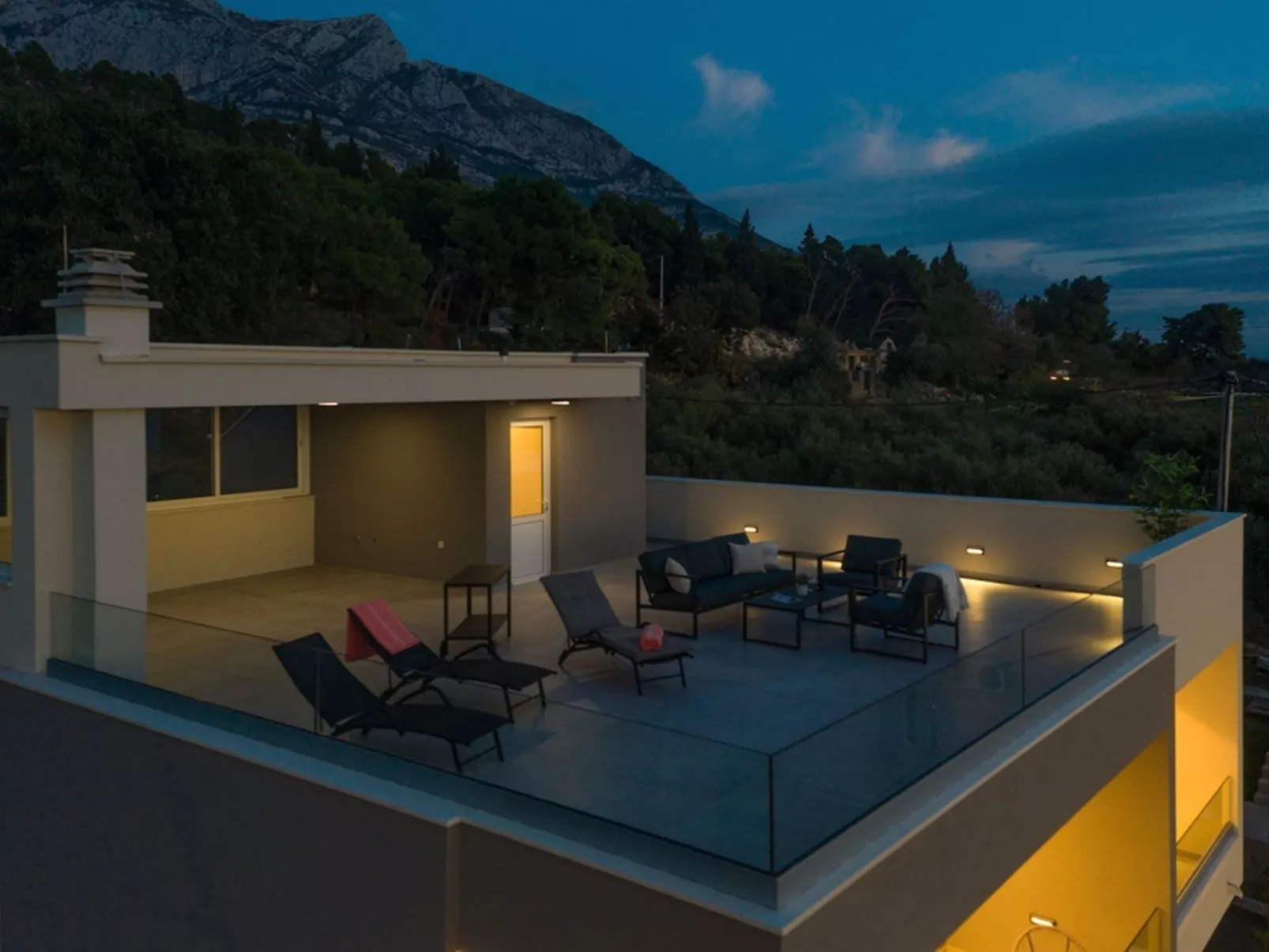 Villa Kuk mit beheiztem Pool-Dedans