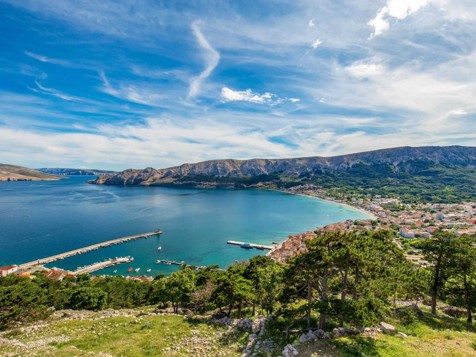In Baška mit Eigenem Balkon - Umgebung