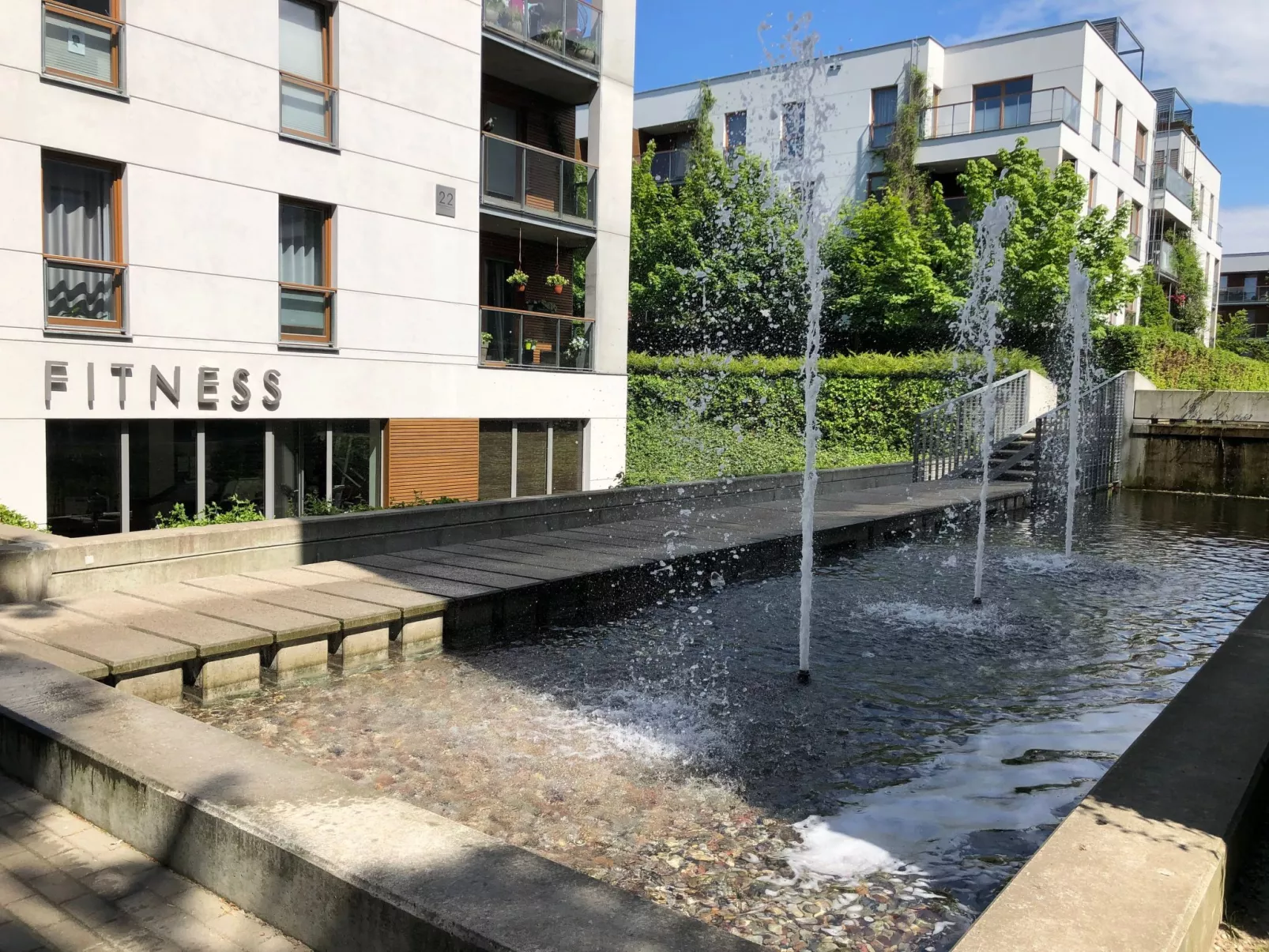 Wohnung in Brzeźno mit Großem Garten-Draußen