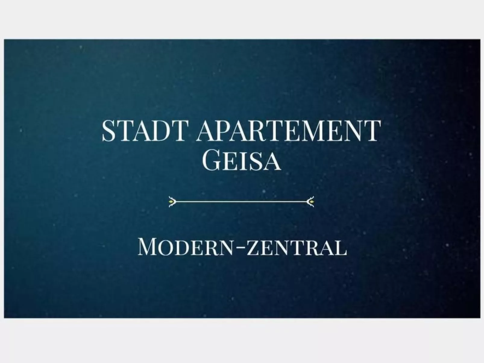 Stadt Apartement