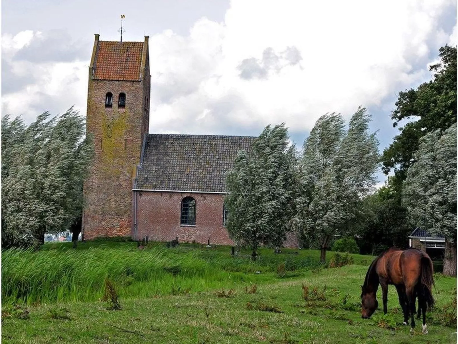 Boot "De Frijheit" mit Blick auf das Wasser-Dehors