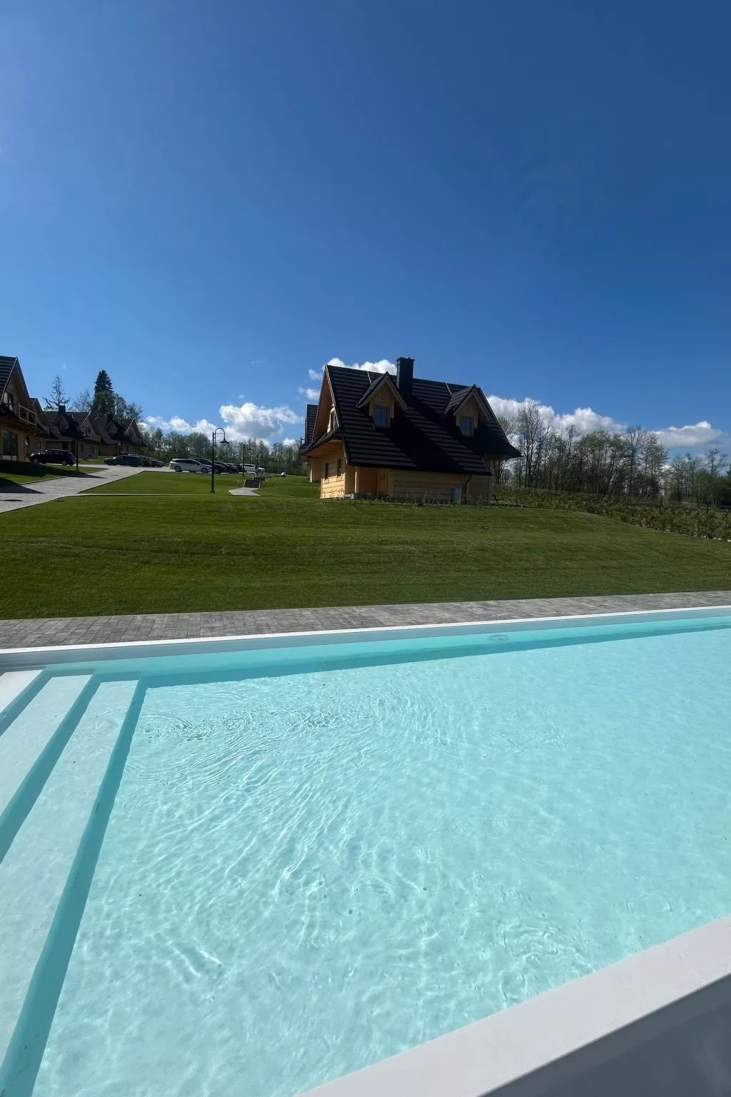 Krokus Tal Dorf unter der Tatra-Draußen