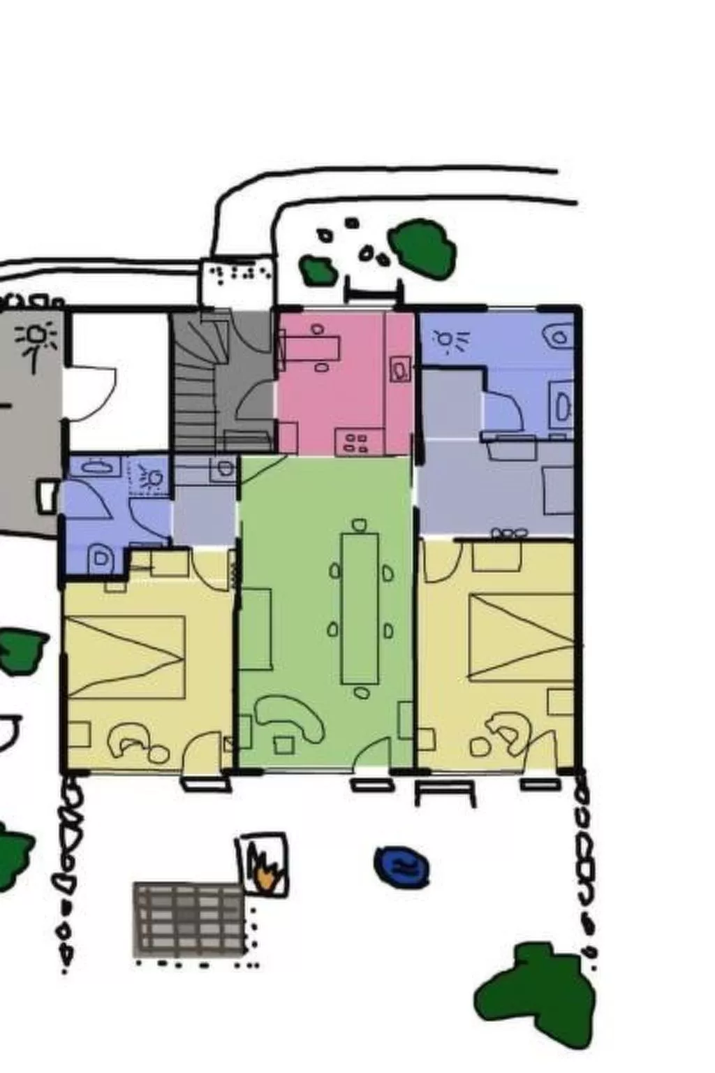 Ruhige Wohnung in Risum mit Garten und Terrasse-Dedans