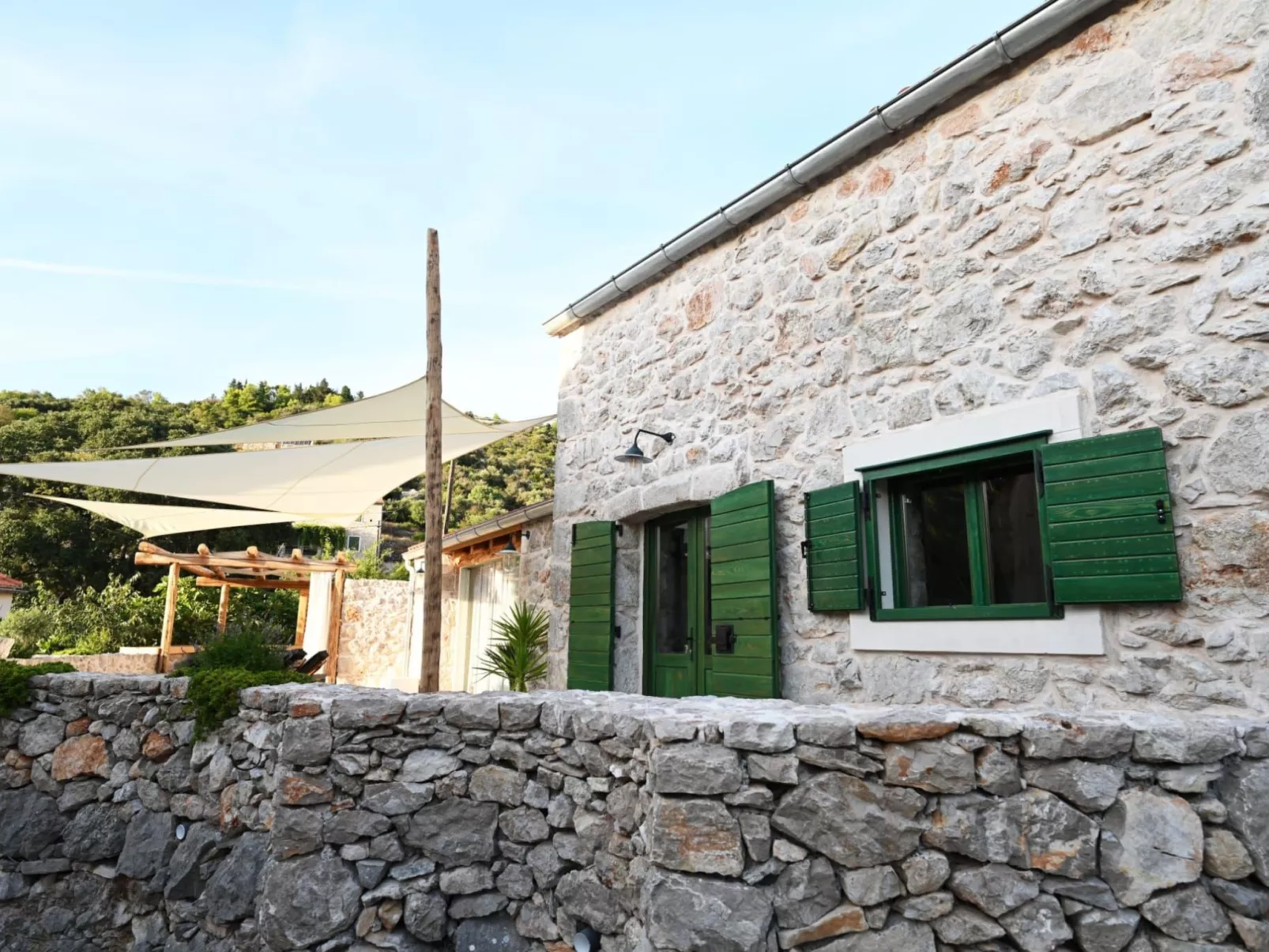 Charmantes traditionelles Steinhaus Villa Teza Hvar-Draußen