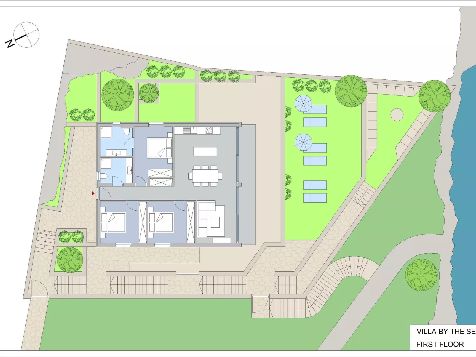 Villa by the Sea-Drinnen