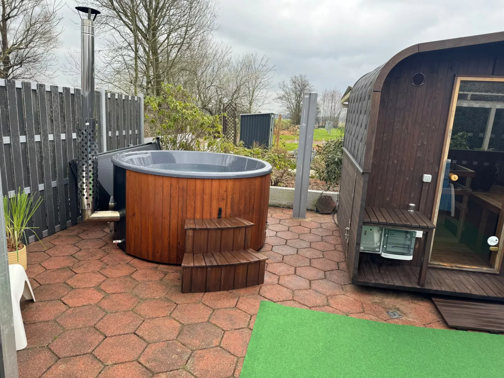 Appartement in Norderende mit Großem Garten-Dehors