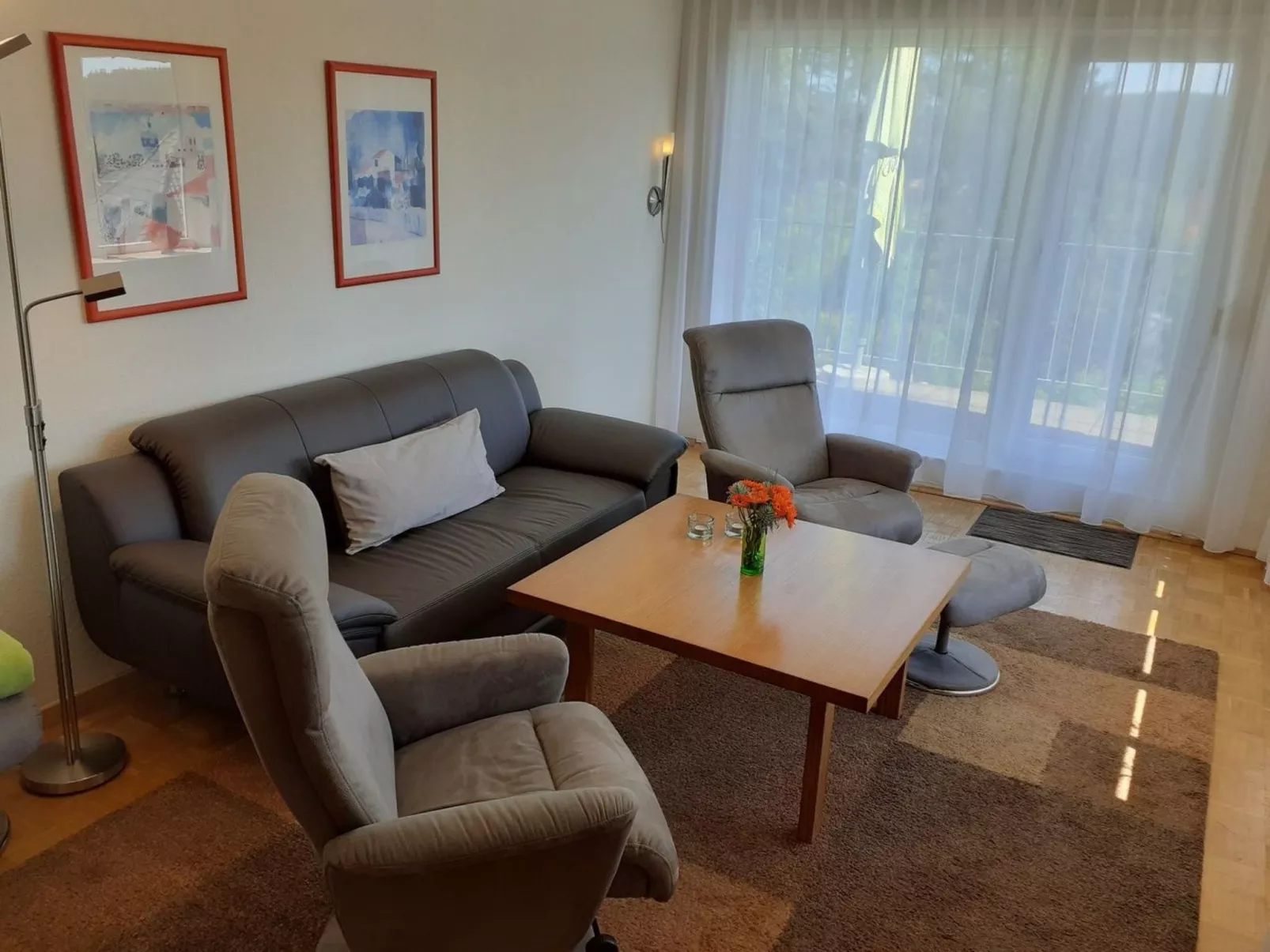 Premium-Ferienwohnung mit Balkon und Bergblick