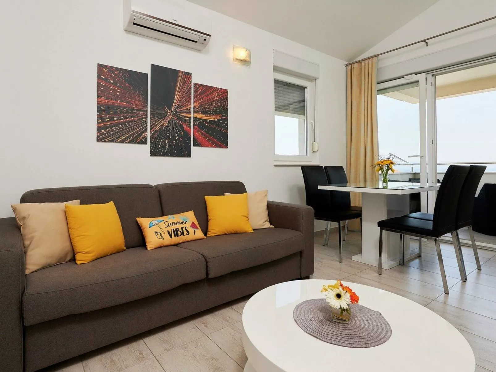 Appartement Adria mit Meerblick und Gemeinschaftspool