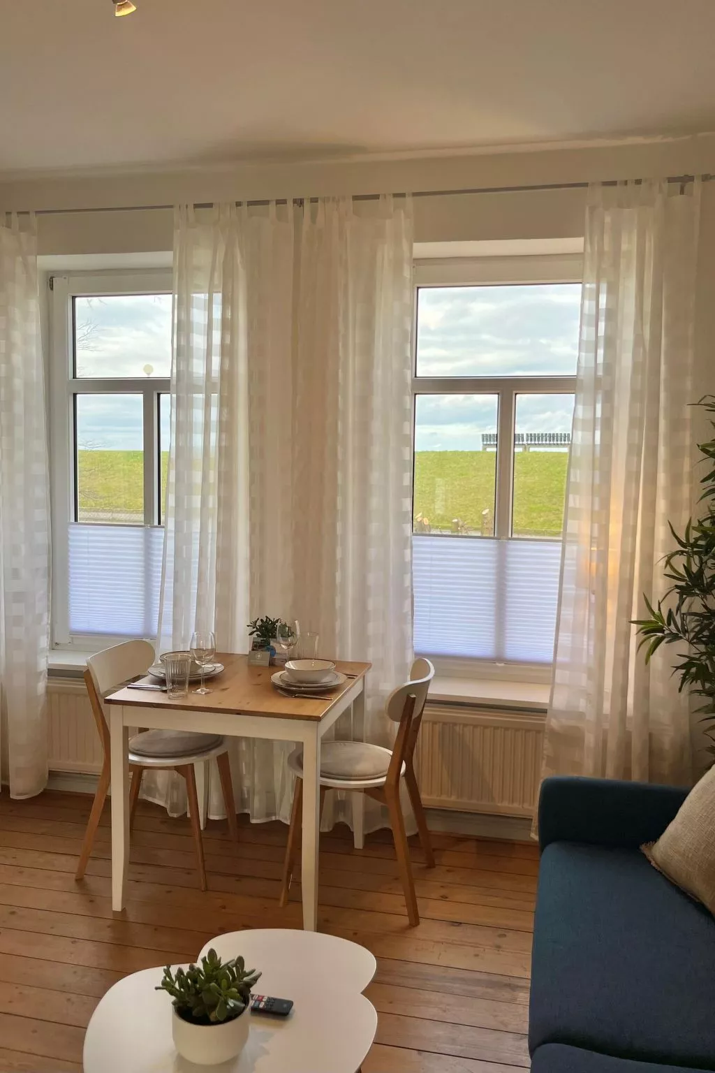Ostsee-Ferienwohnung direkt hinter dem Deich