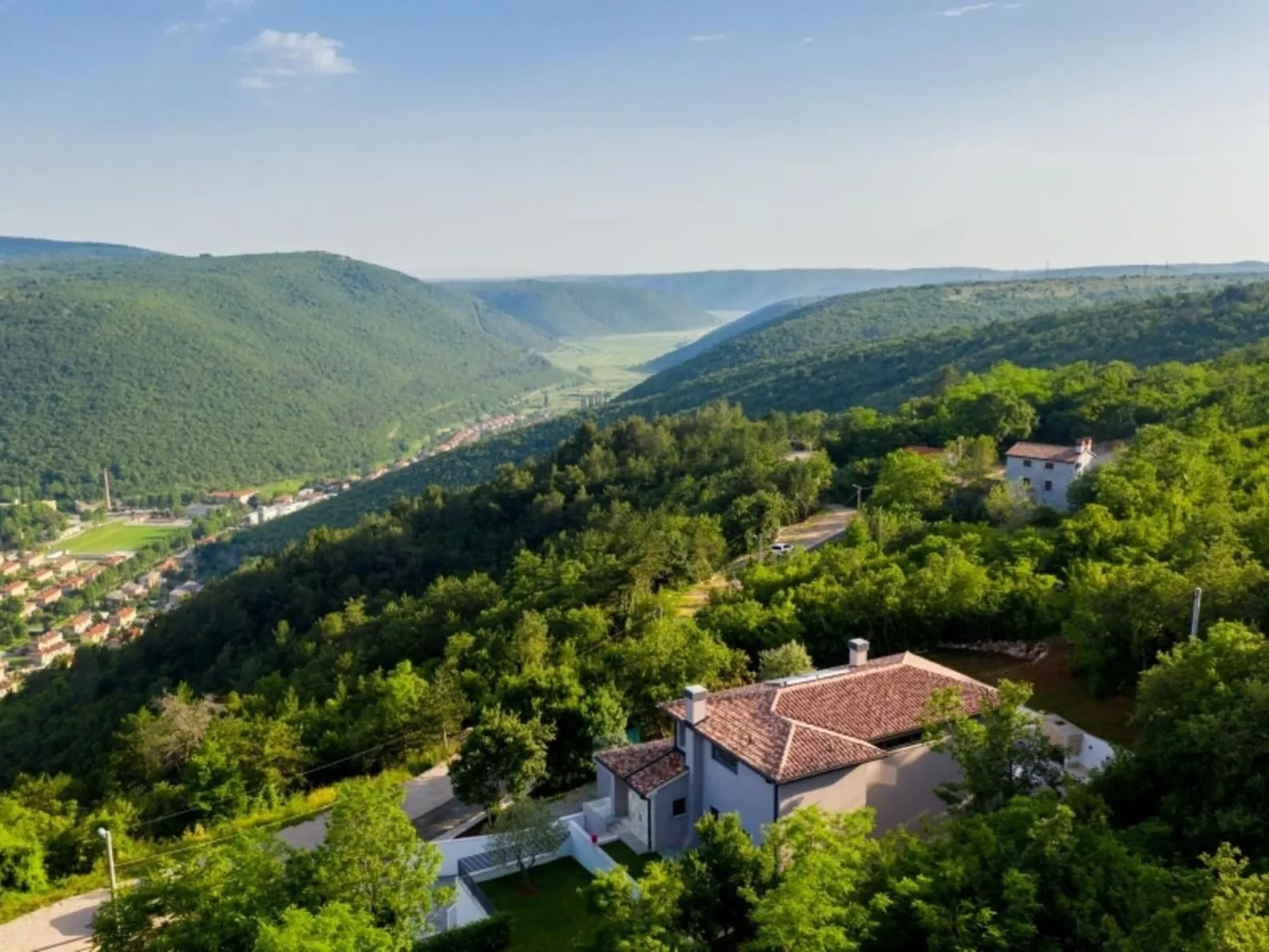 Moderne Villa Arsia mit Pool, gelegen in der Nähe von Labin