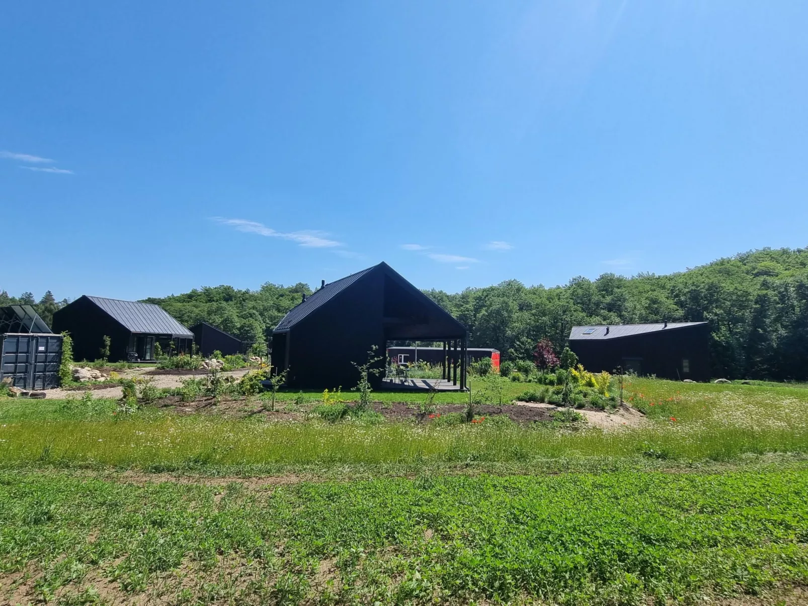 Lublewo21 Ferienhäuser - Draußen